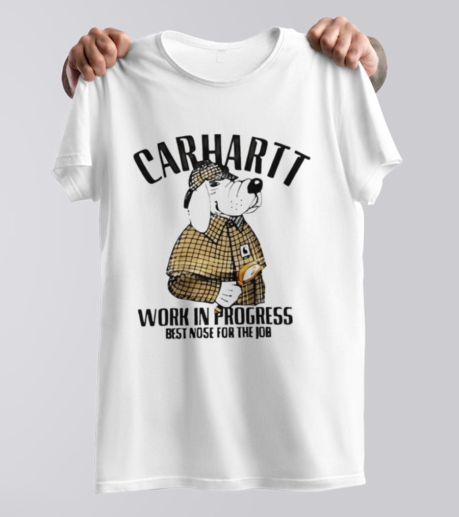 Carhartt Work In Progress Best Nose For The Job Detective Dog T-Shirt