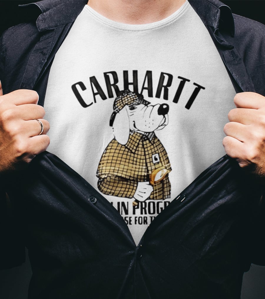 Carhartt Work In Progress Best Nose For The Job Detective Dog T-Shirt