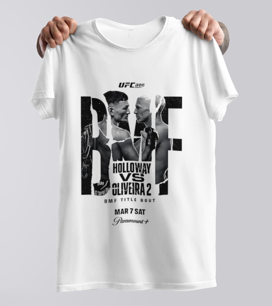 UFC BMF Holloway Vs Oliveira 2 Title Bout 326 T-Shirt