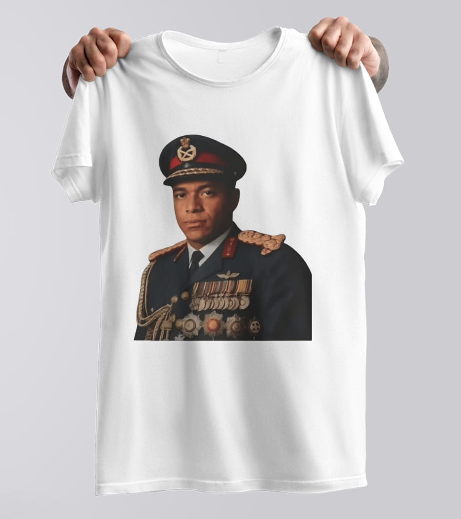 Kylian Mbappe Military Uniform Meme T-Shirt