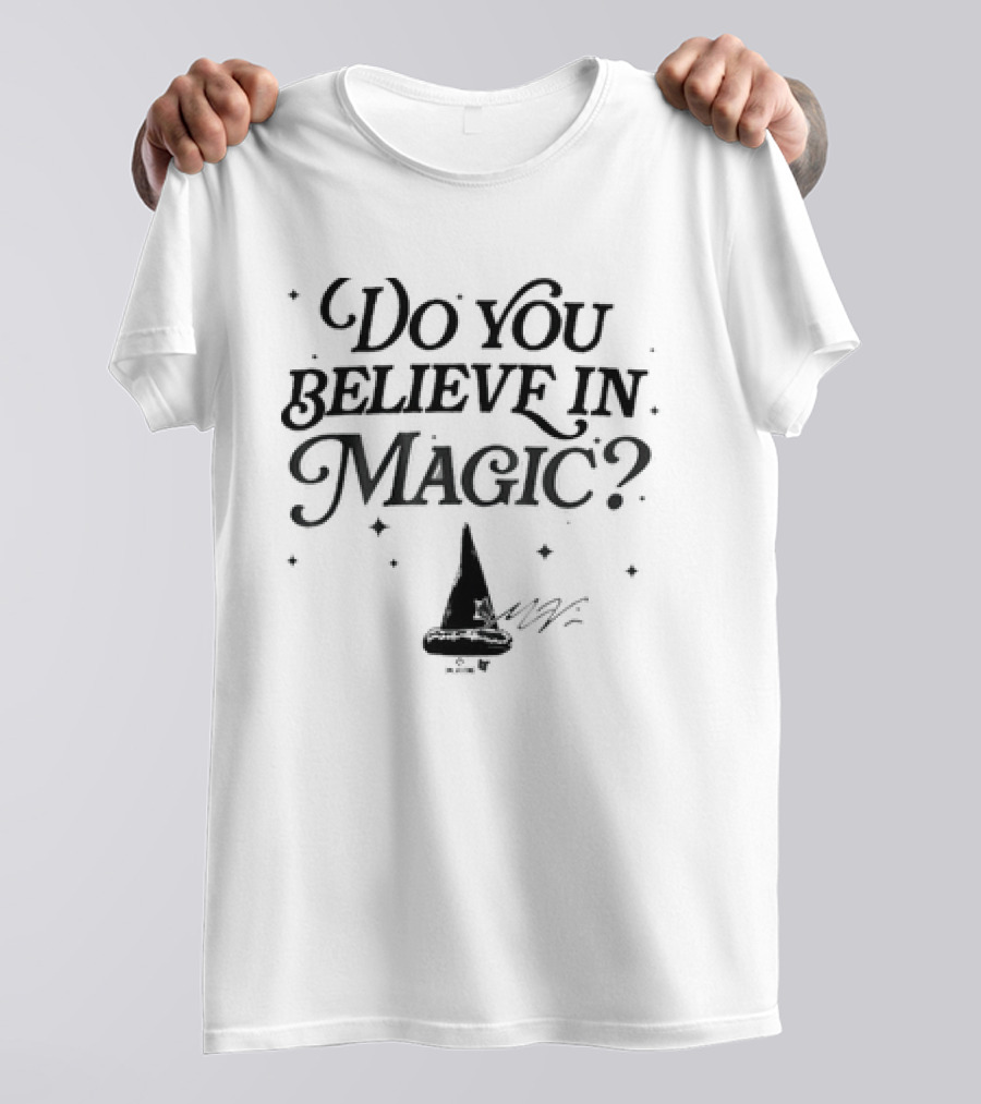 Do You Believe In Magic Mike Vasil Witch Hat Stars T-Shirt