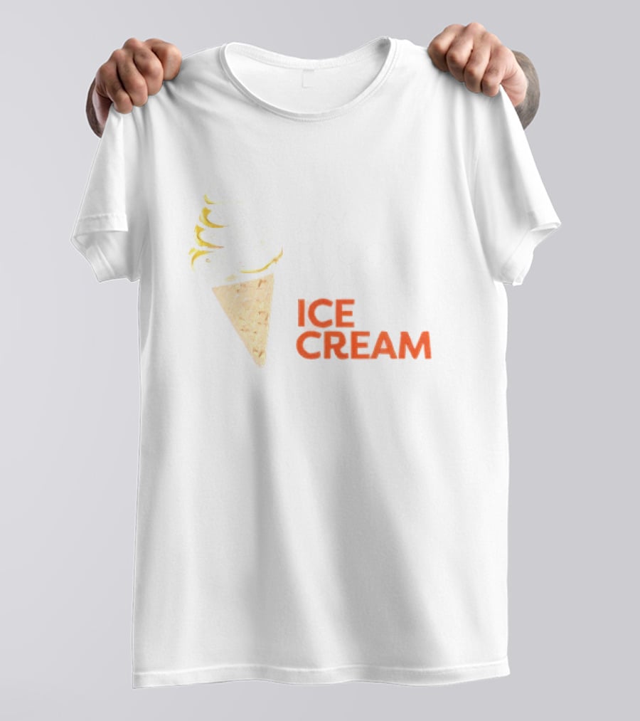 My Blood Type Is Ice Cream Vitalant Fun Cone T-Shirt
