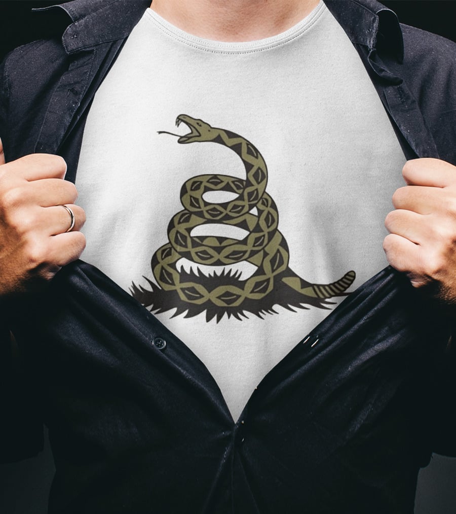 Gadsden Snake Iconic Coiled Rattlesnake T-Shirt