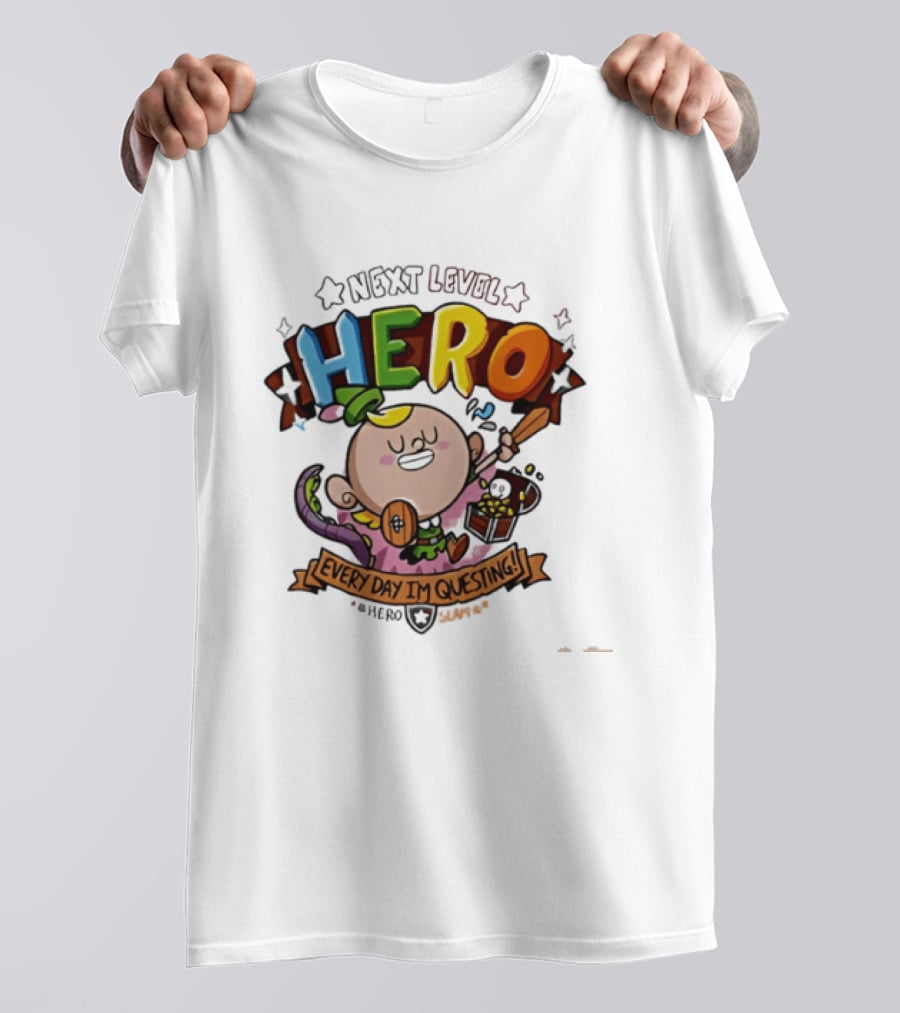 Next Level Hero Every Day I'm Questing T-Shirt