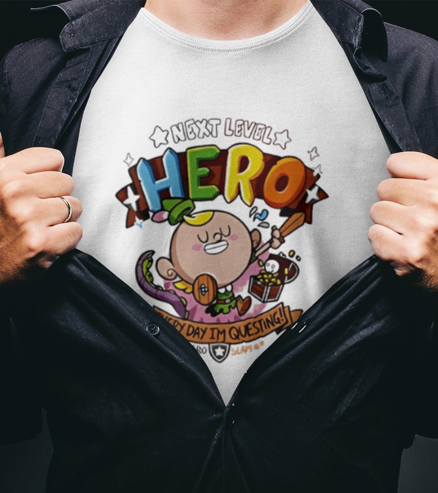 Next Level Hero Every Day I'm Questing T-Shirt