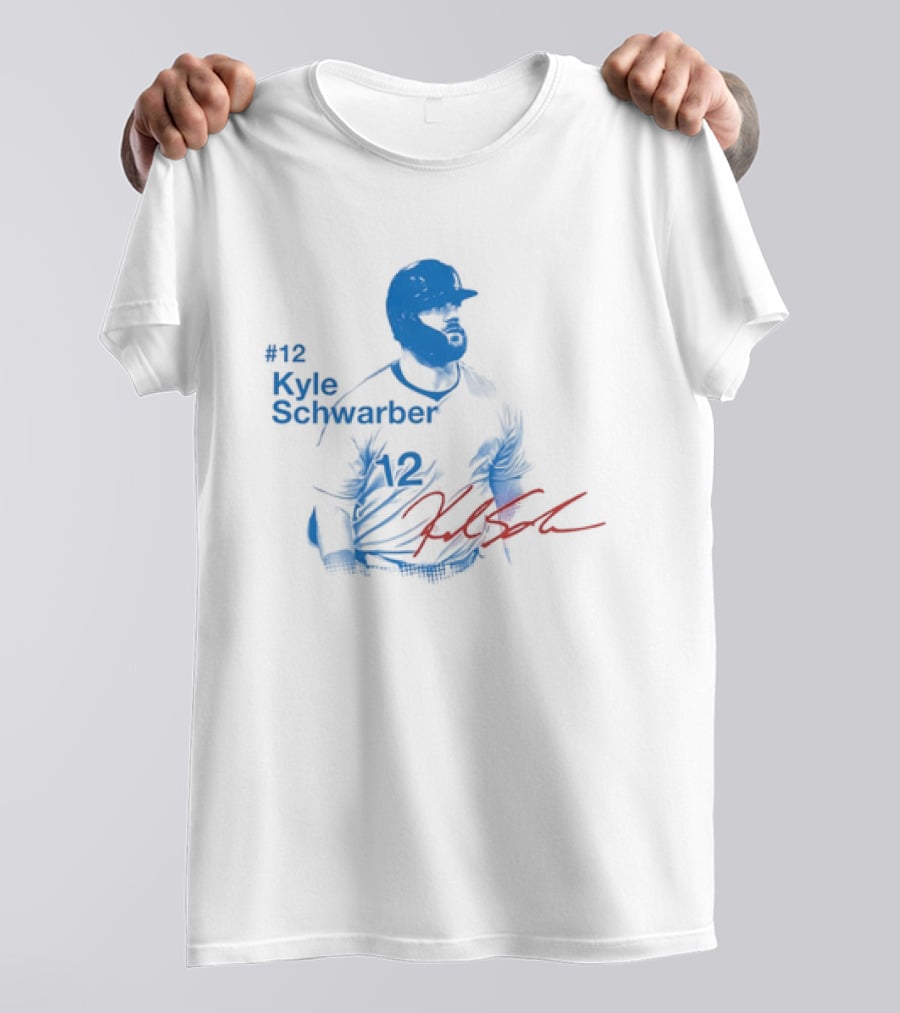 Kyle Schwarber #12 Philadelphia Phillies Baseball T-Shirt