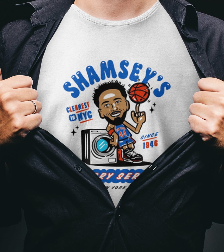 Shamsey's Landry Service New York Knicks Since 1946 NYC T-Shirt