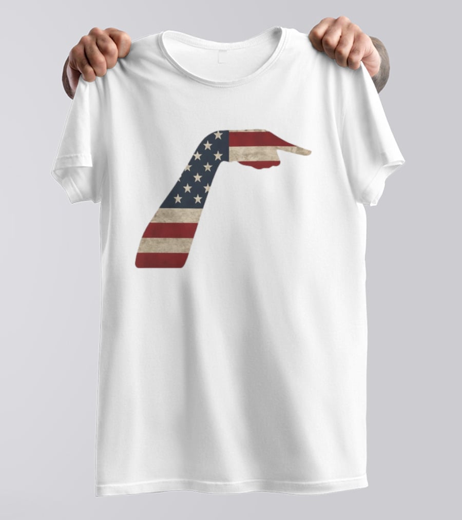Sophie Cunningham American Flag Pointing Hand Patriotic USA Indiana Fever 2026 T-Shirt
