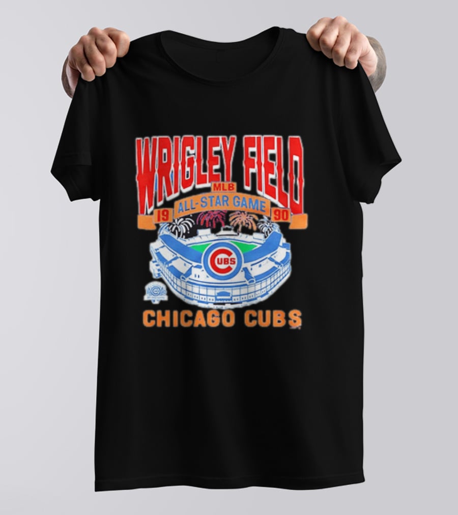 Wrigley Field 1990 MLB All Star Game Chicago Cubs T-Shirt