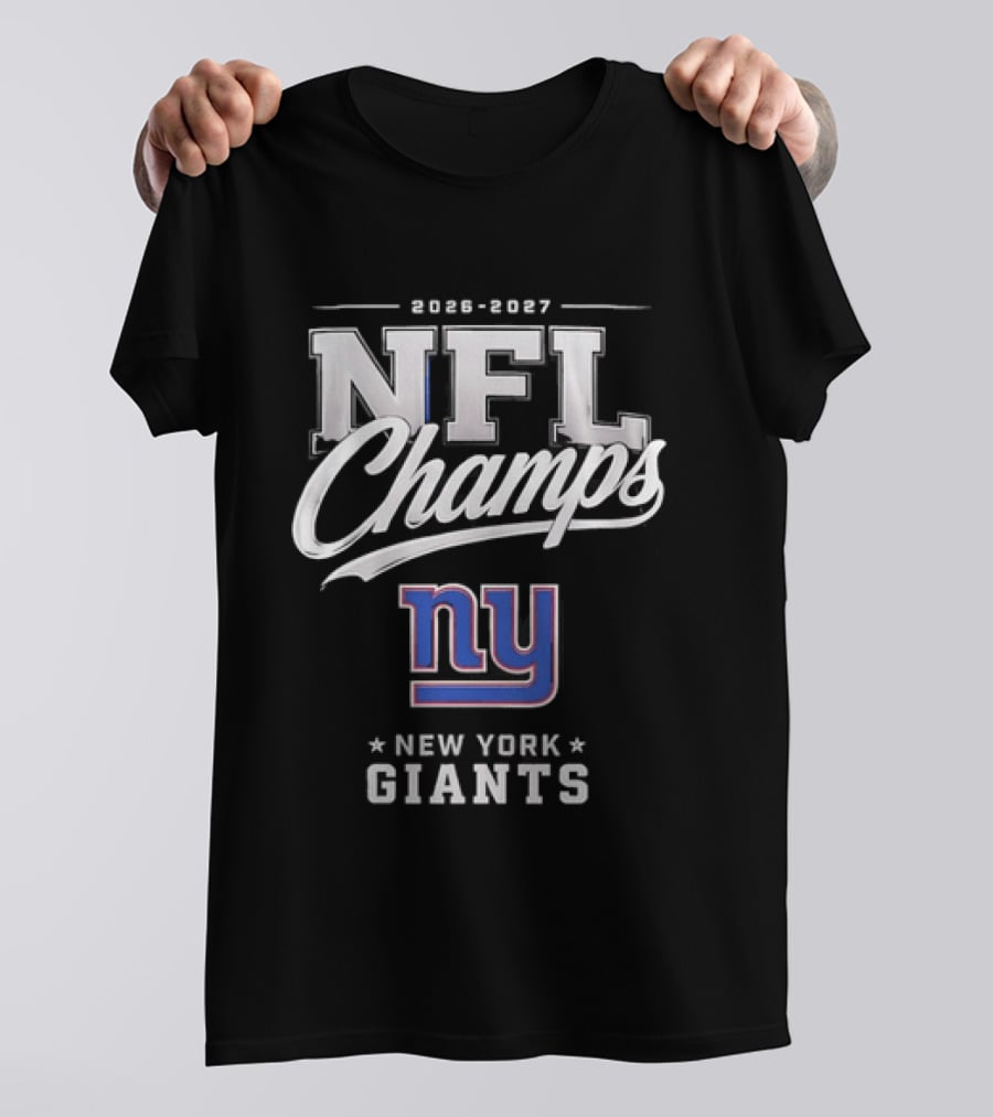 2026 2027 NFL Champs New York Giants NY T-Shirt