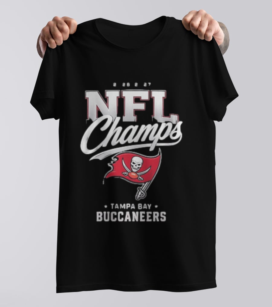 2026 2027 NFL Champs Tampa Bay Buccaneers T-Shirt