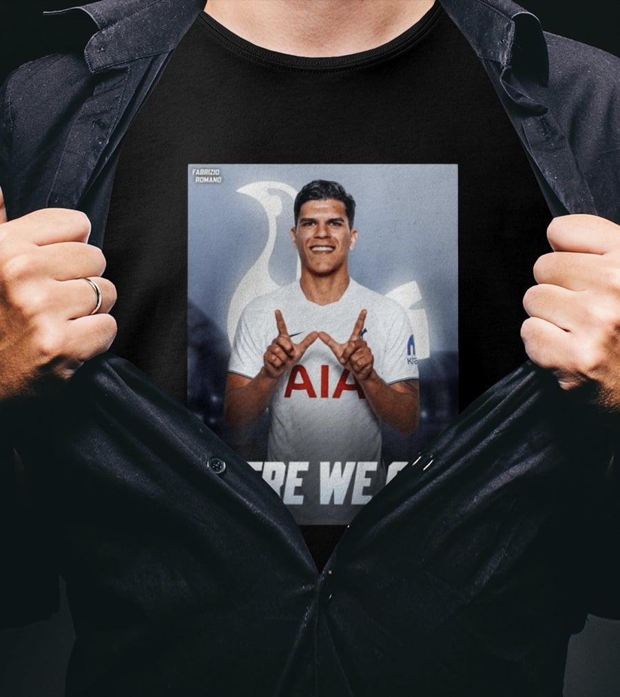 Fabrizio Romano Mateus Fernande Tottenham Here We Go T-Shirt