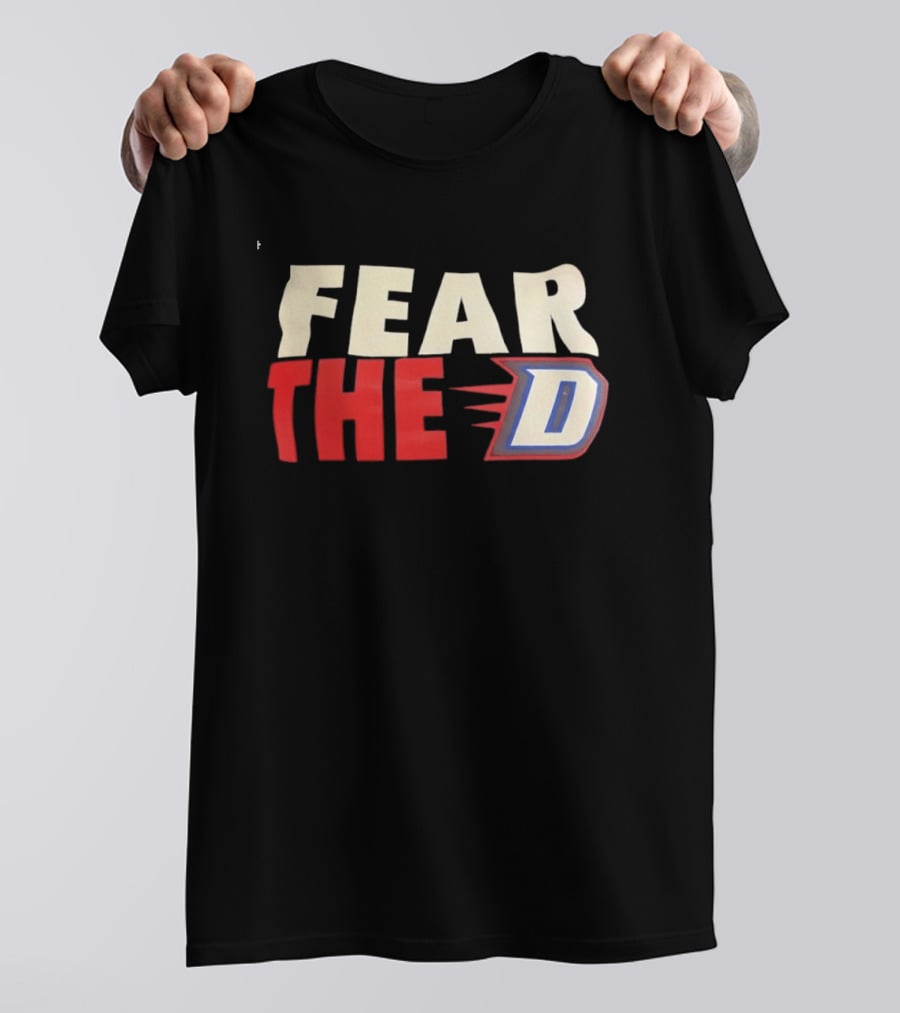 Fear The D DePaul Blue Demons Basketball Team Spirit T-Shirt