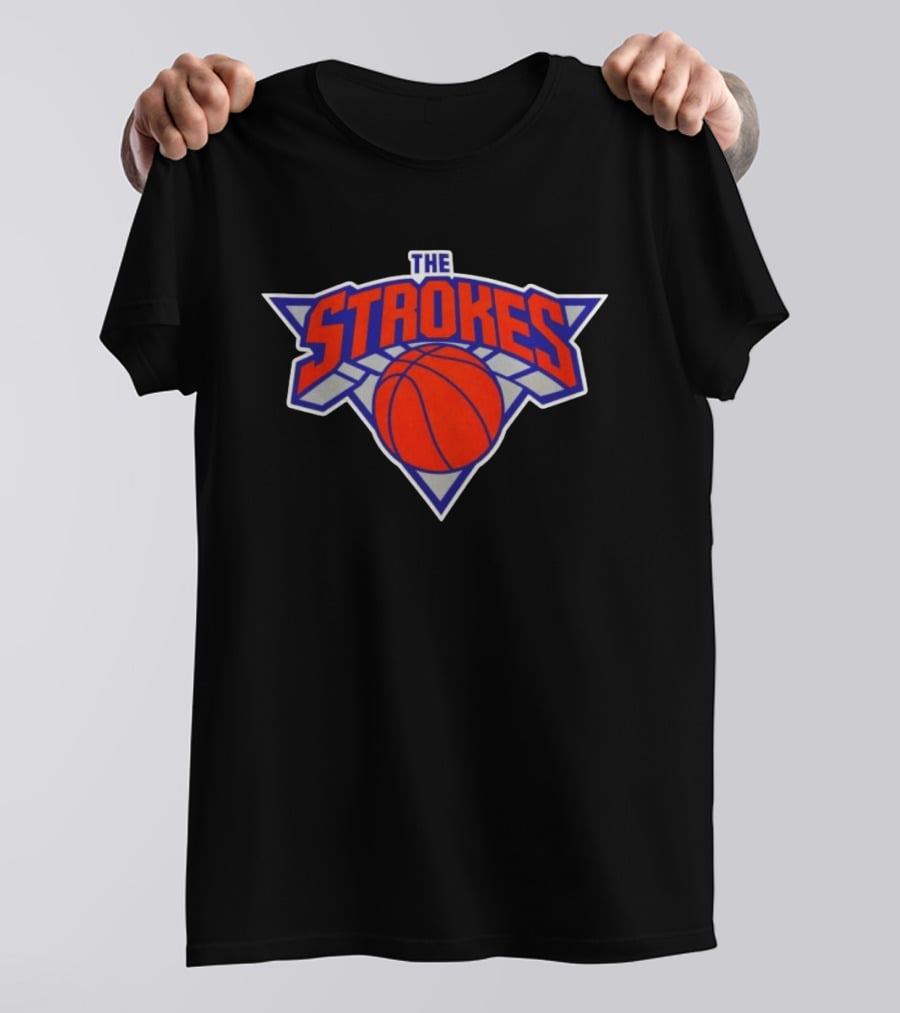 The Strokes Basketball Team Crossover Band Music T-Shirt