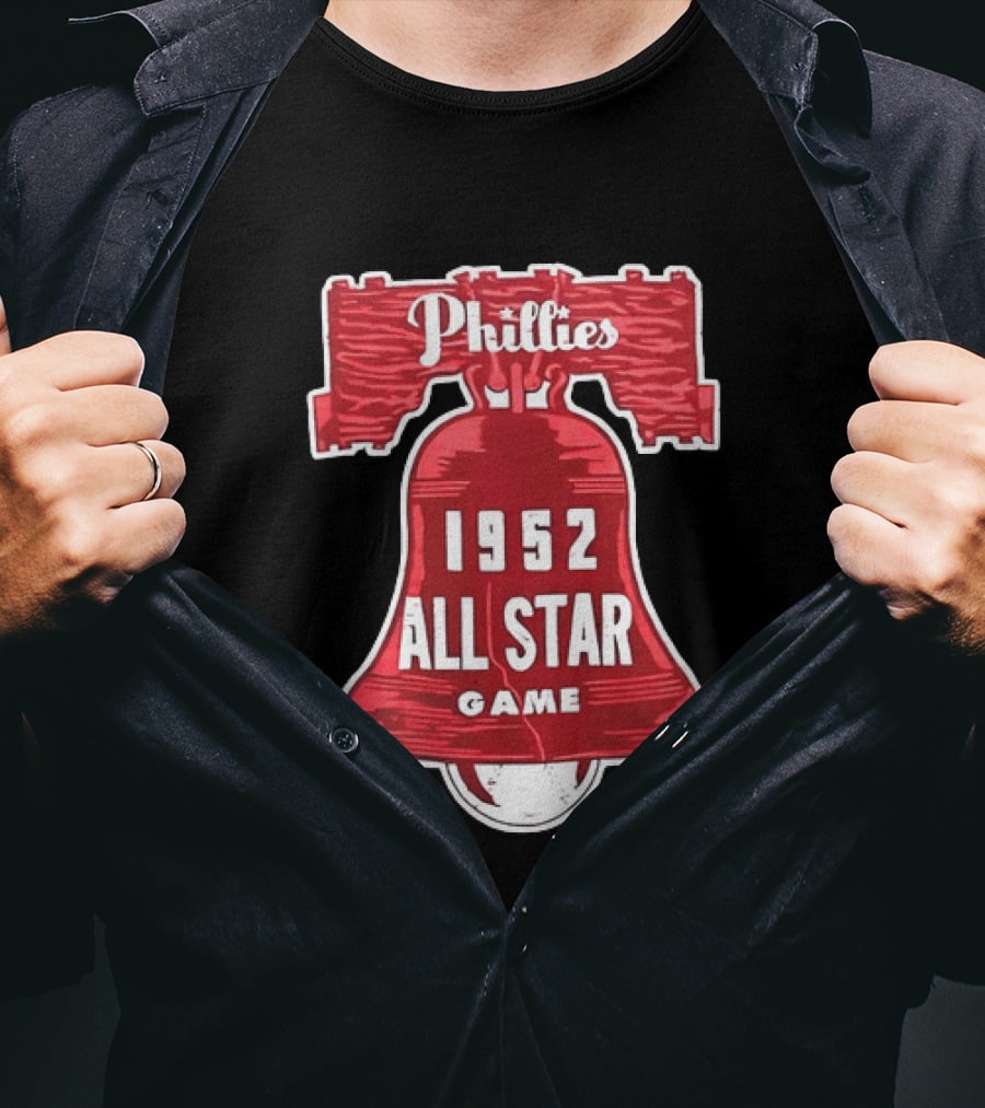 Phillies Liberty Bell 1952 All Star Game T-Shirt