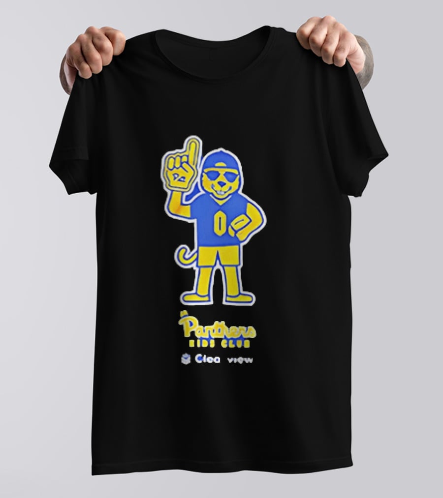 Pittsburgh Panthers Jr Panthers Club Clearview Mascot Football Fan T-Shirt