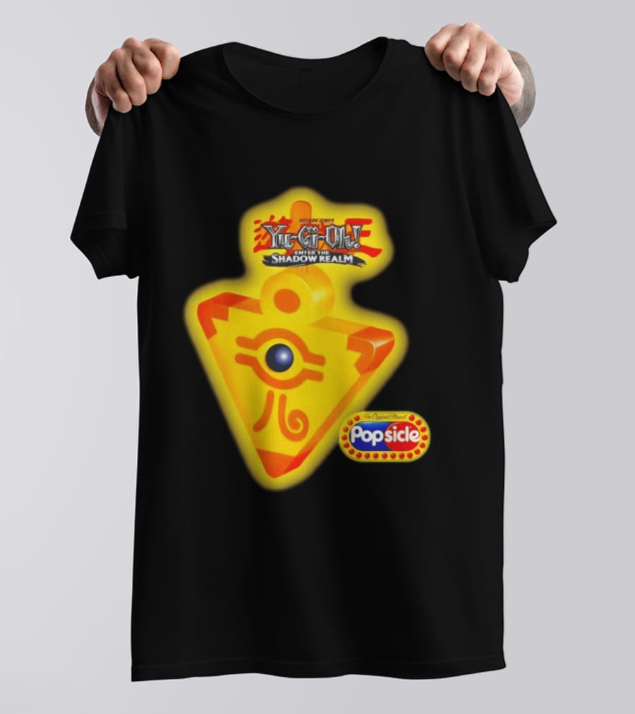 Shonen Jump Yu Gi Oh Enter The Shadow Realm Millennium Puzzle Popsicle T-Shirt