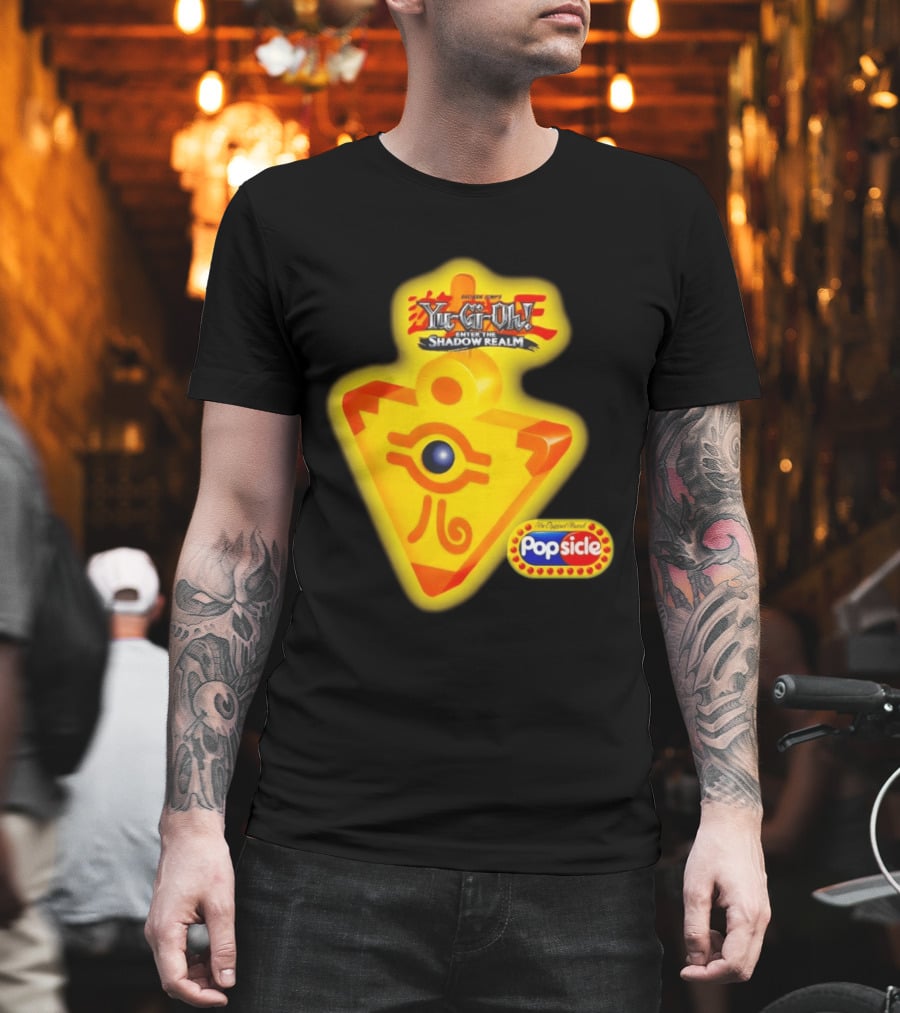 Shonen Jump Yu Gi Oh Enter The Shadow Realm Millennium Puzzle Popsicle T-Shirt