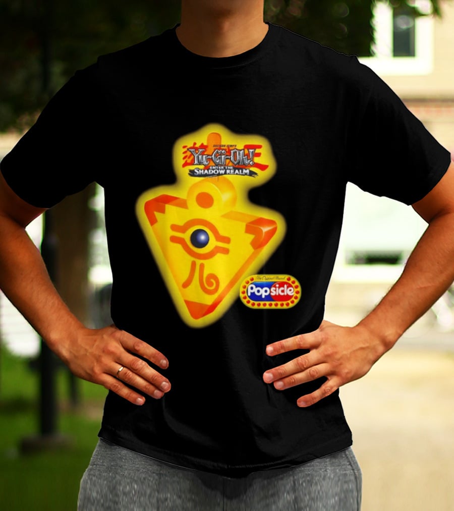 Shonen Jump Yu Gi Oh Enter The Shadow Realm Millennium Puzzle Popsicle T-Shirt