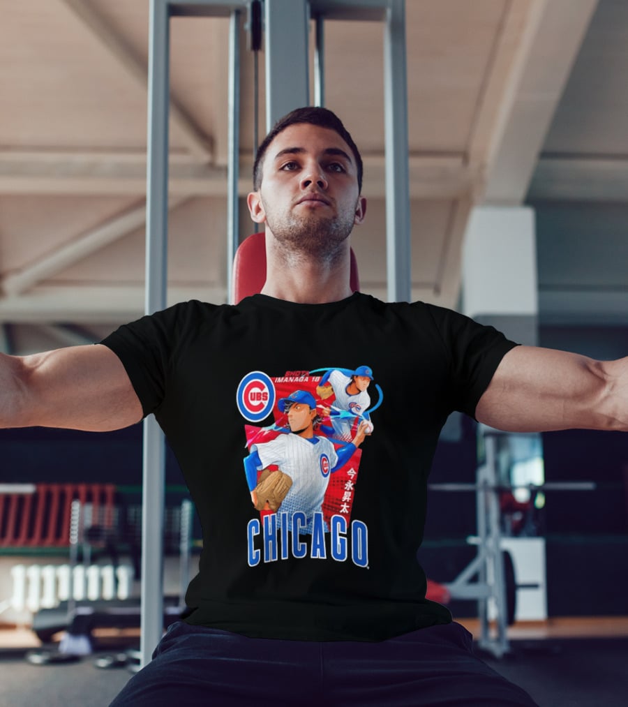 Chicago Cubs Shota Imanaga Anime Baseball Player T-Shirt