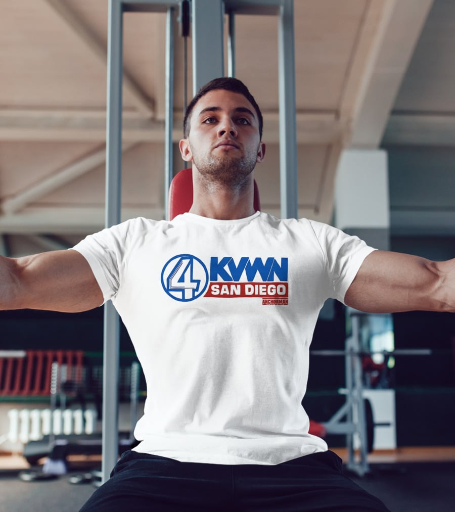 Anchorman KVWN 4 San Diego News Channel T-Shirt