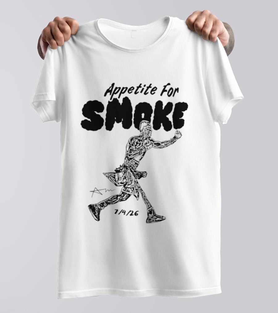 Appetite For Smoke Running Silhouette 7 26 T-Shirt