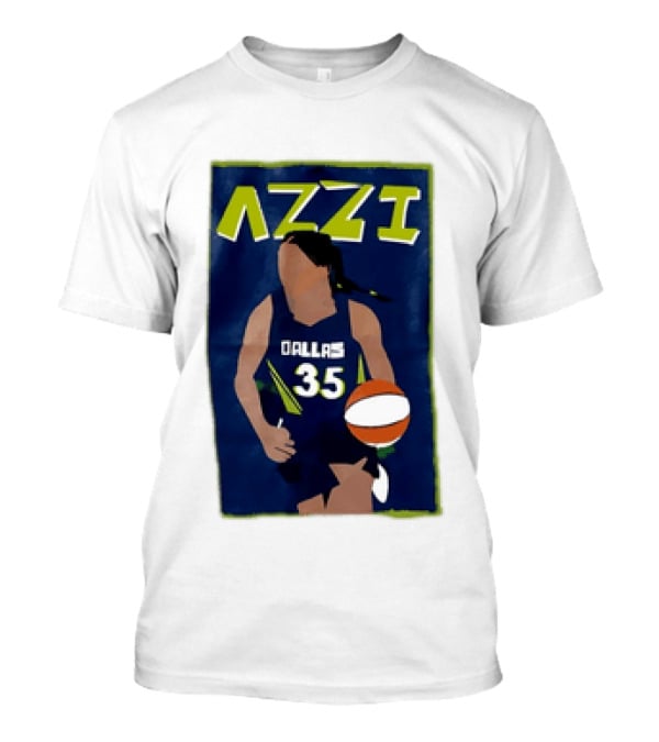 Azzi Fudd Dallas 35 Basketball WNBA 2026 Play Draft T-Shirt