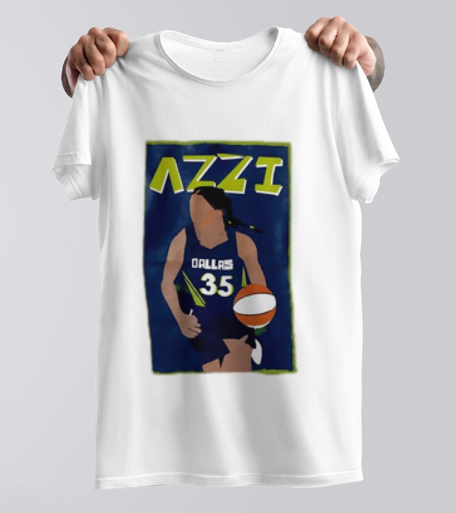 Azzi Fudd Dallas 35 Basketball WNBA 2026 Play Draft T-Shirt