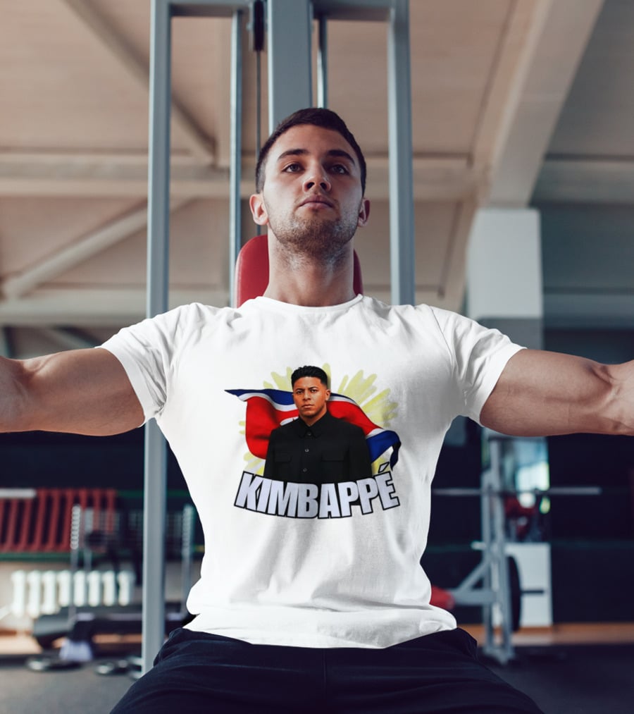 Kimbappé North Korea Leader Red Flag Fusion T-Shirt