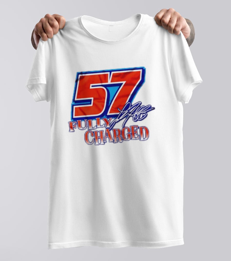 Kyle Larson 57 Fully Charged Hendrick Motorsports Racing Fan T-Shirt