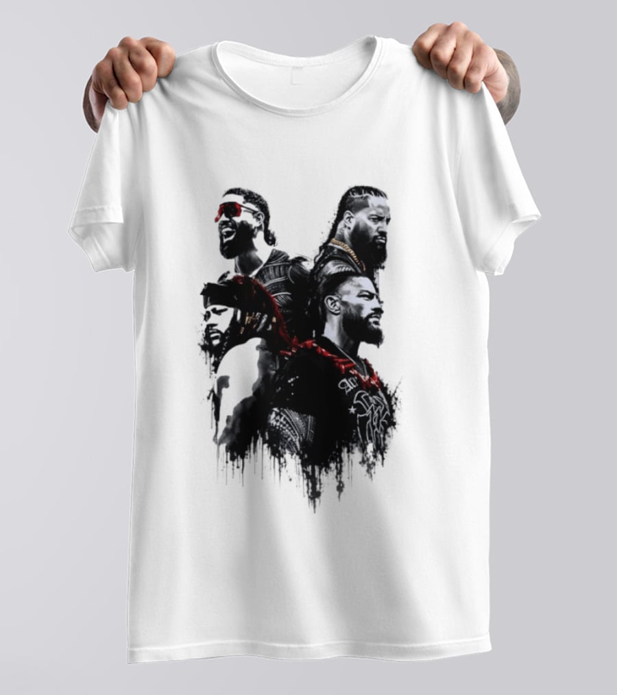 Bloodline Legacy Tribal Chief Wrestling Icons Collection T-Shirt