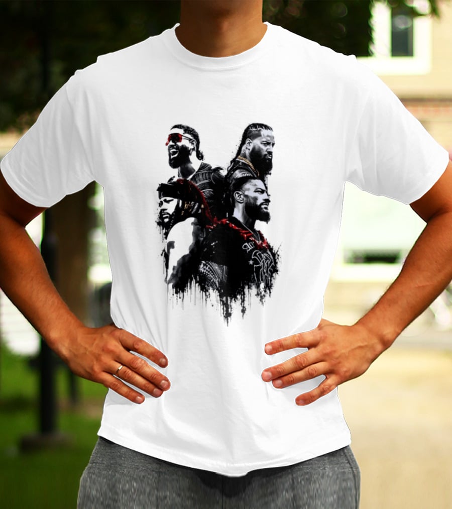 Bloodline Legacy Tribal Chief Wrestling Icons Collection T-Shirt
