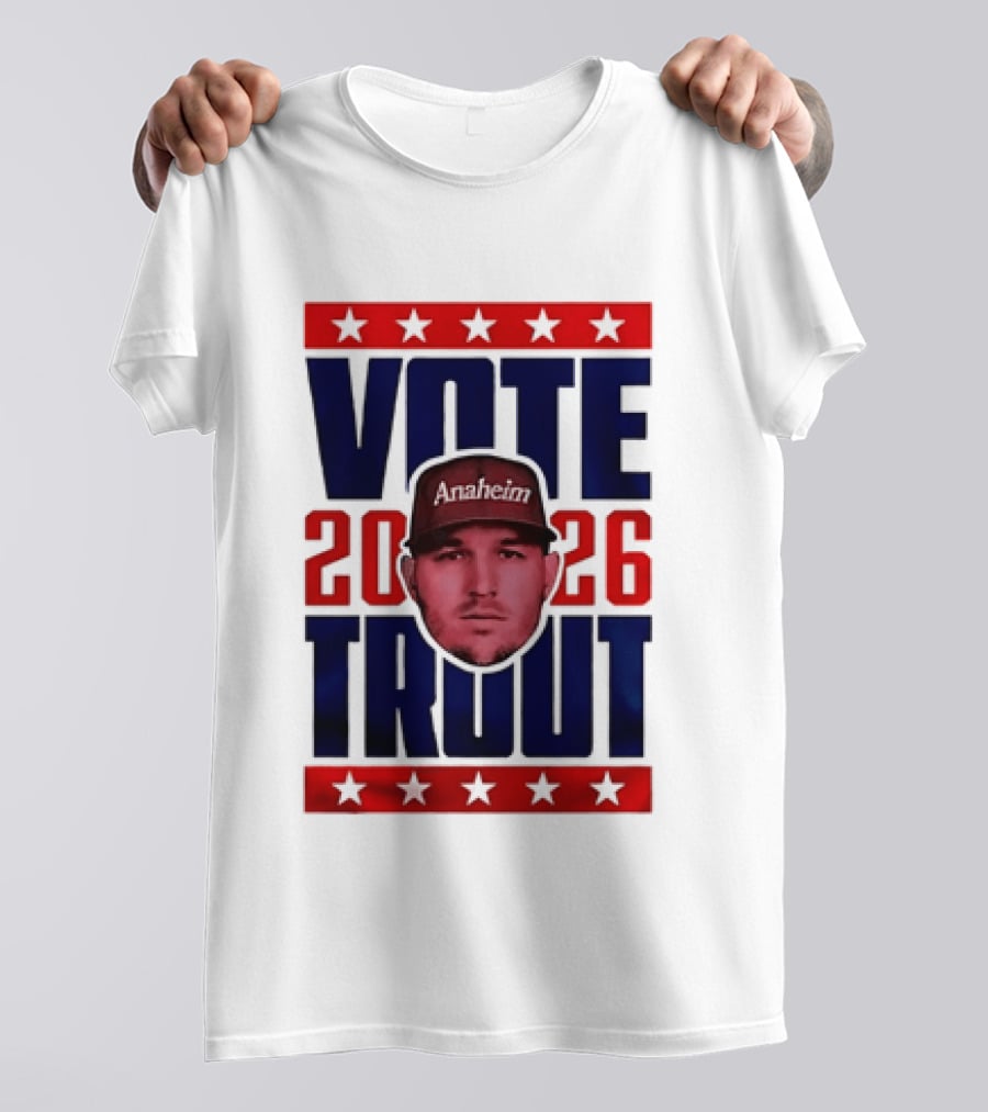 Vote Mike Trout Los Angeles Angels 2026 T-Shirt