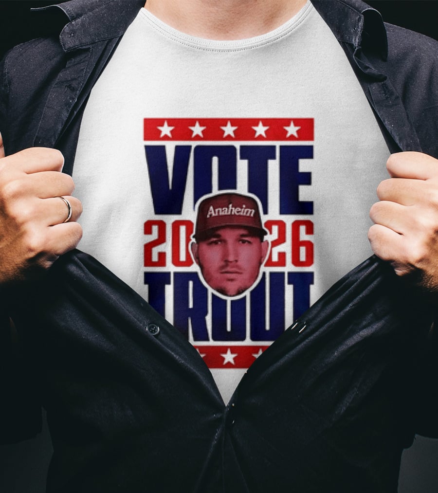 Vote Mike Trout Los Angeles Angels 2026 T-Shirt