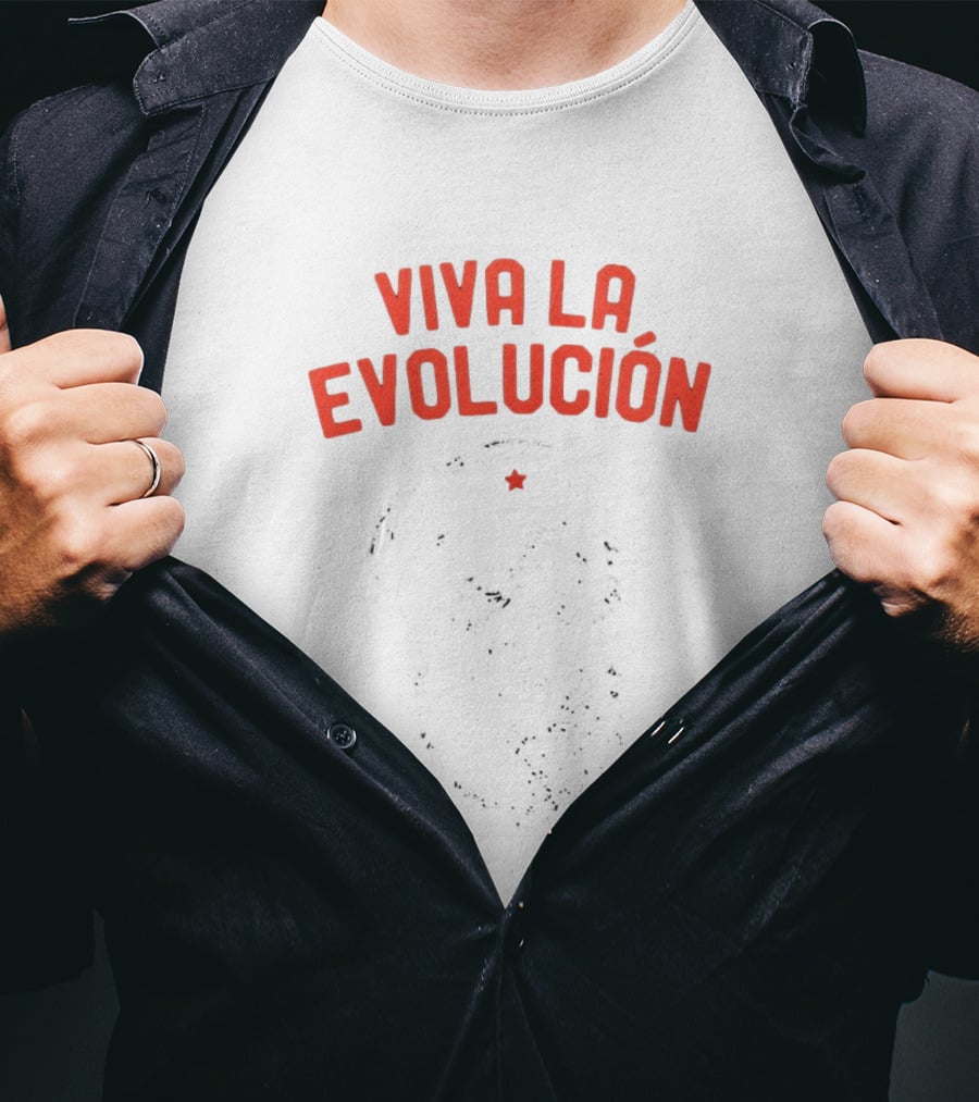 Viva La Evolución Charles Darwin Che Guevara T-Shirt