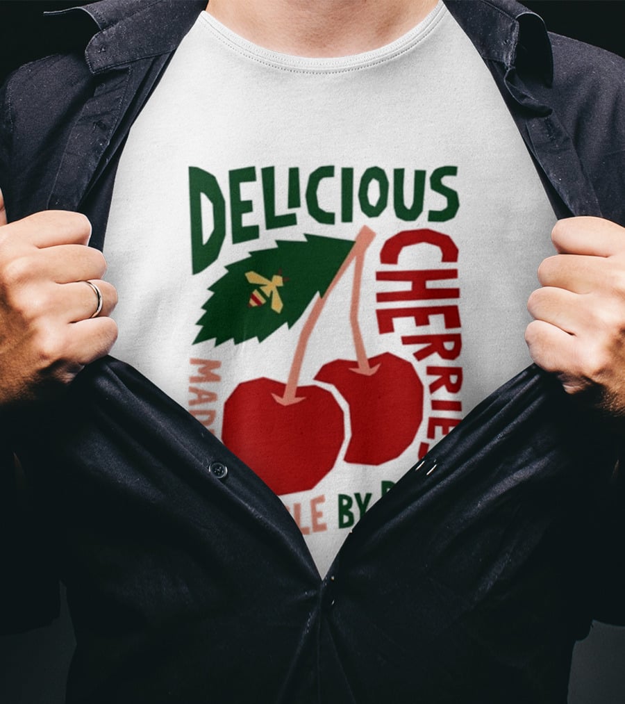 Delicious Cherries Made Possible By Bees T-Shirt