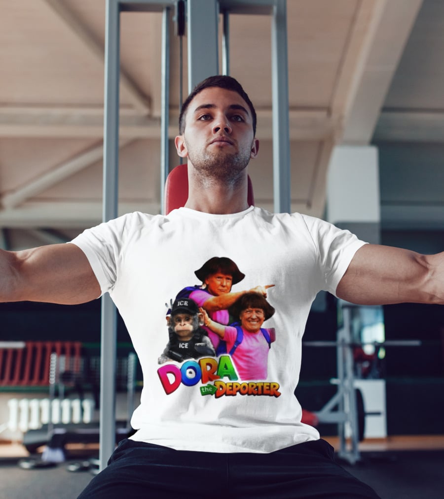Dora The Deporter ICE Parody Cartoon T-Shirt