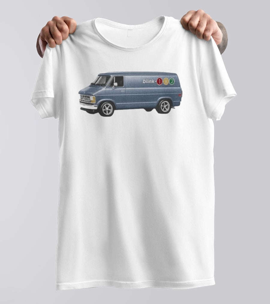 Blink 182 The Rock Show Van 2026 Retro Tour T-Shirt