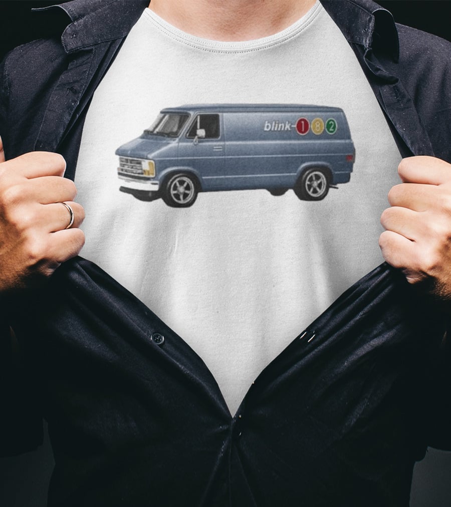 Blink 182 The Rock Show Van 2026 Retro Tour T-Shirt