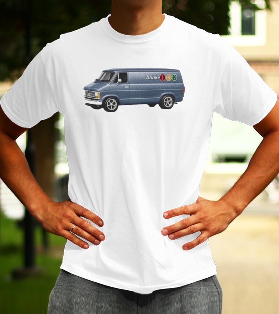Blink 182 The Rock Show Van 2026 Retro Tour T-Shirt