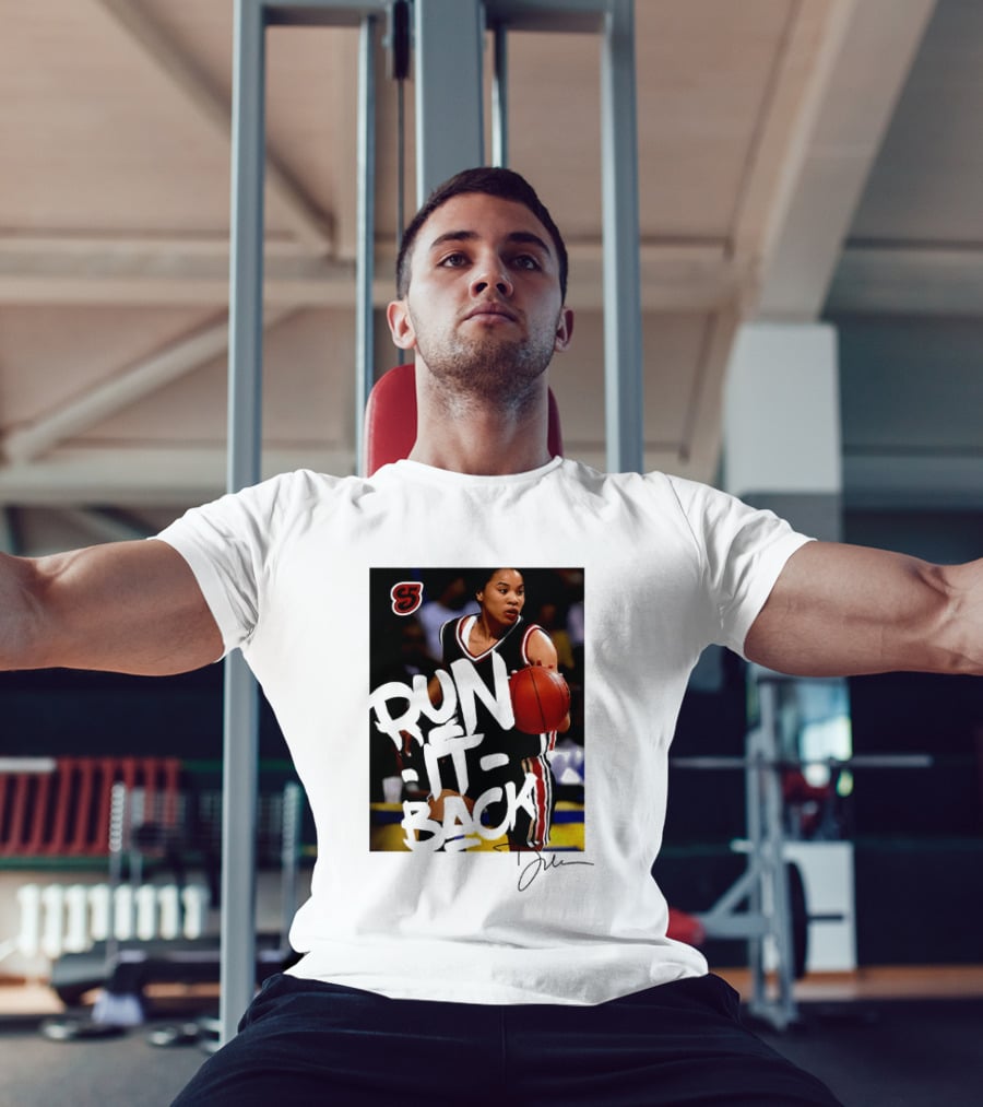 Run It Back Nykesha Sales Connecticut Huskies Basketball Player Action T-Shirt