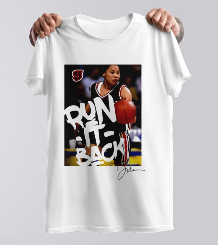 Run It Back Nykesha Sales Connecticut Huskies Basketball Player Action T-Shirt