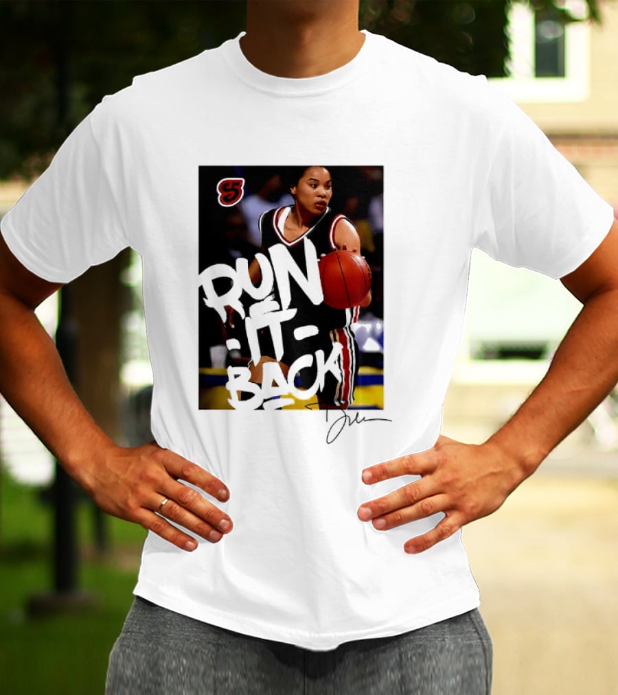 Run It Back Nykesha Sales Connecticut Huskies Basketball Player Action T-Shirt