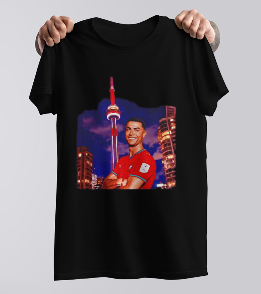 Cristiano Ronaldo Portugal National Team Iconic Victory Celebration T Shirt