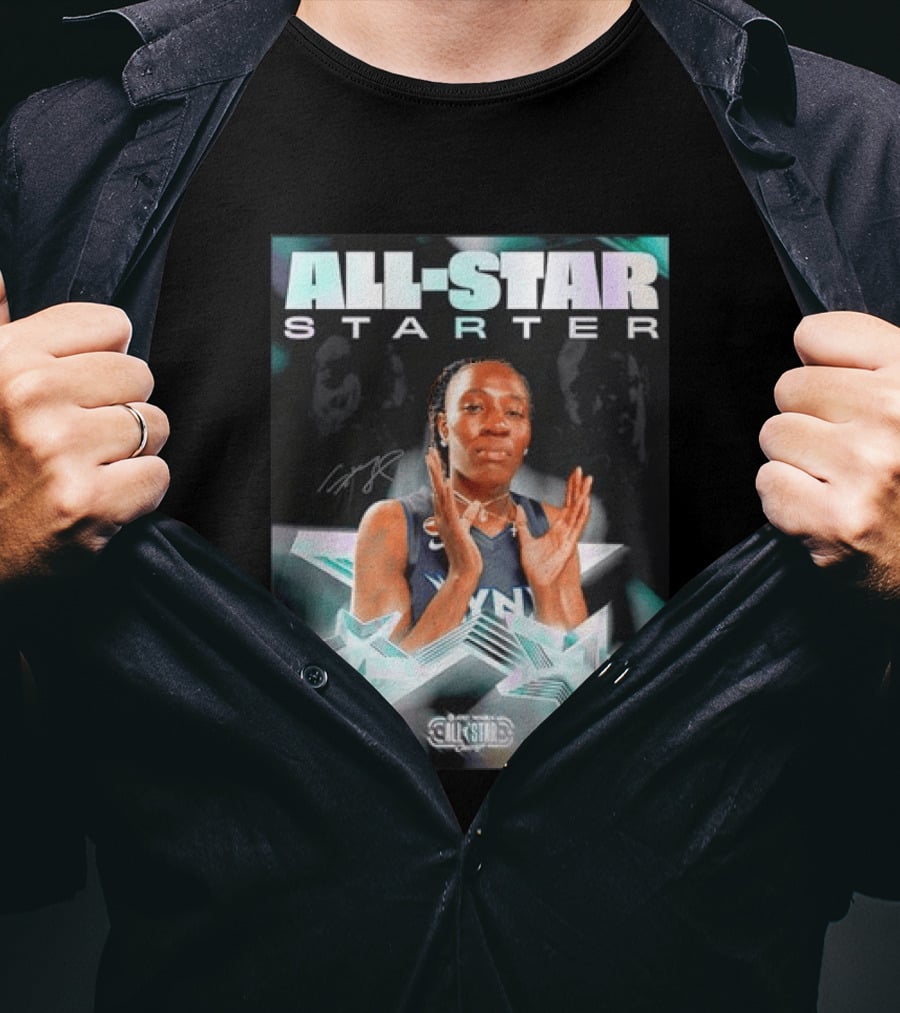 WNBA Minnesota Lynx All Star Starter Basketball Player T-Shirt