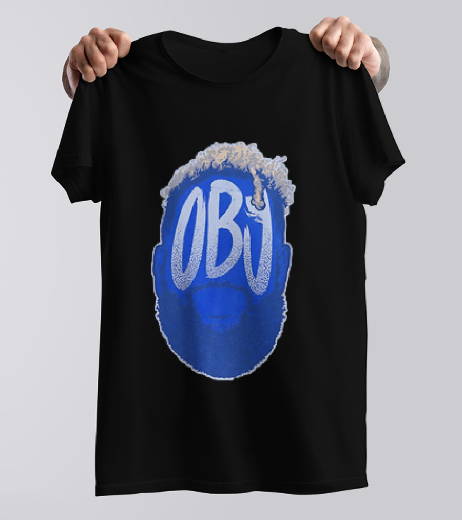 OBJ Odell Beckham Jr Big Head New York Giants T-Shirt