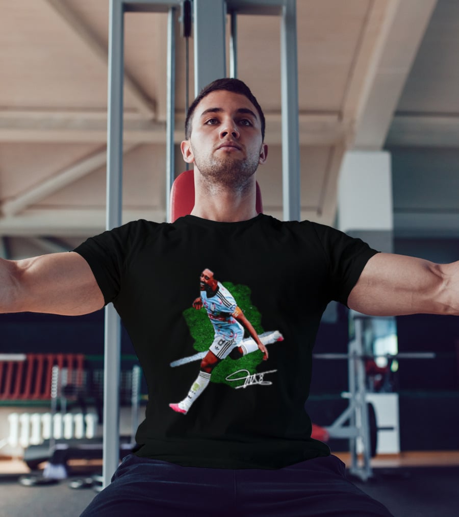 Youri Tielemans Belgium National Football Player Running Celebration T-Shirt