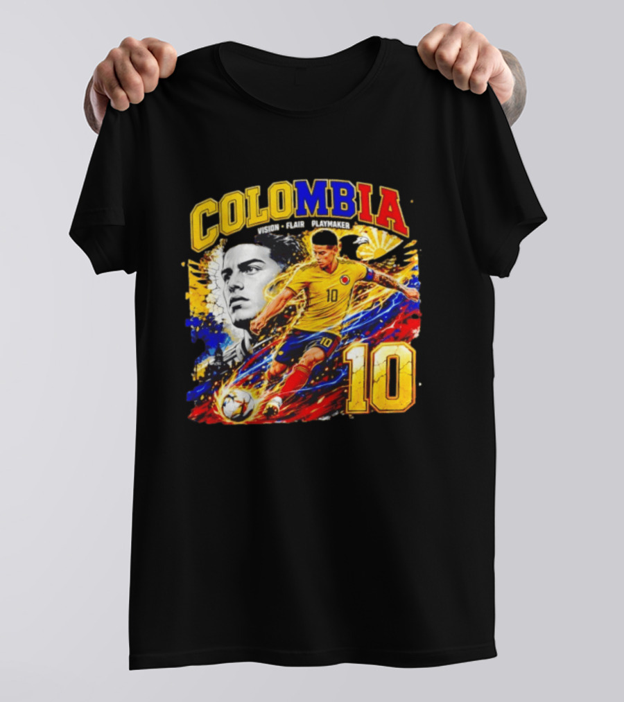 Colombia Vision Flair Playmaker 10 T-Shirt