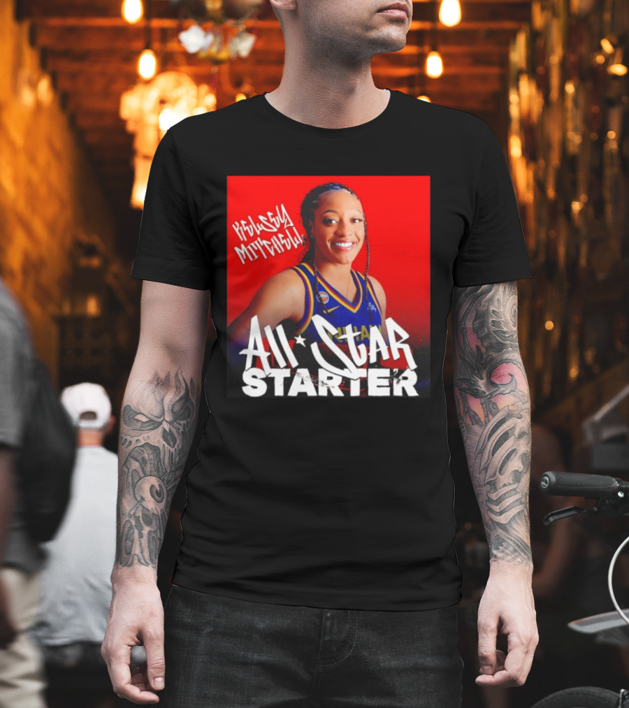Kelsey Mitchell Indiana Fever All Star Starter Basketball T-Shirt