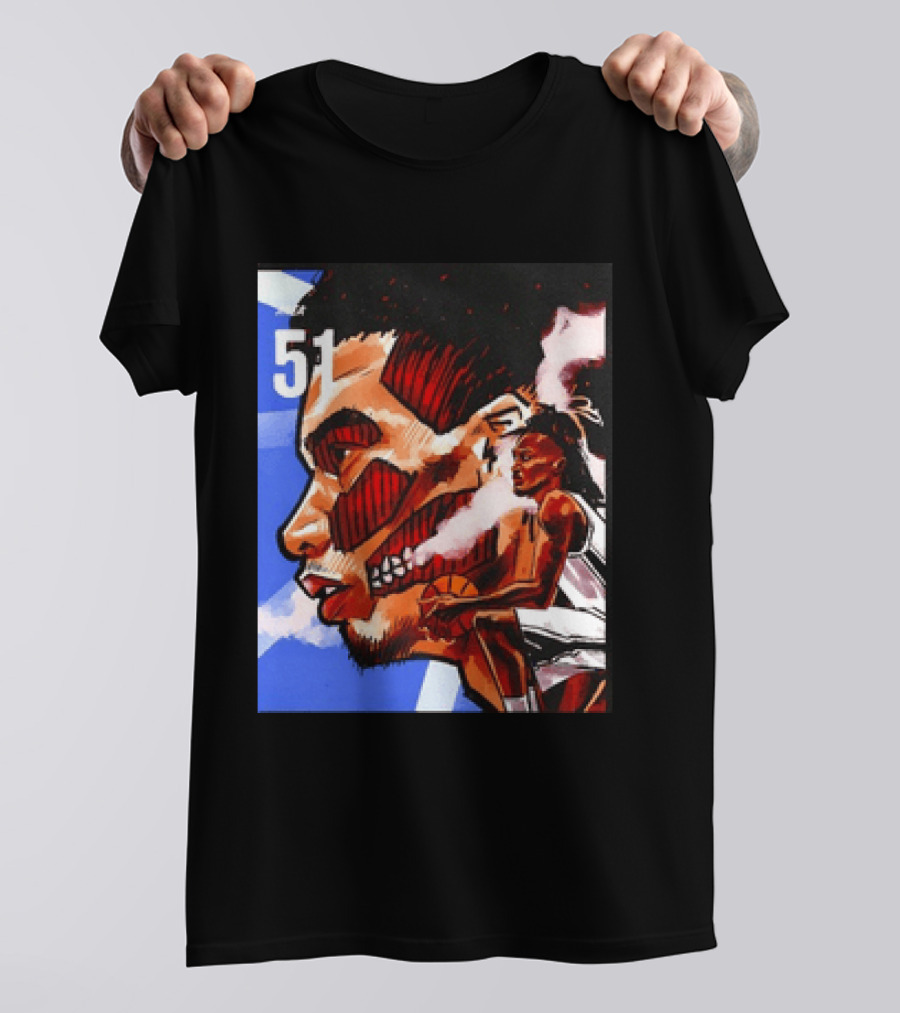 51 Wembanyama Anime San Antonio Spurs Alien T-Shirt